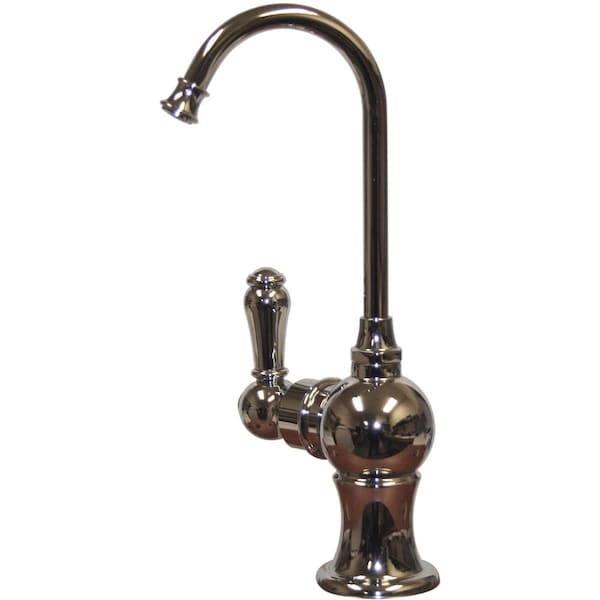 Whitehaus Point Of Use Instant Hot Water Faucet W/ Gooseneck Spout And Self Clos WHFH3-H4130-C - main